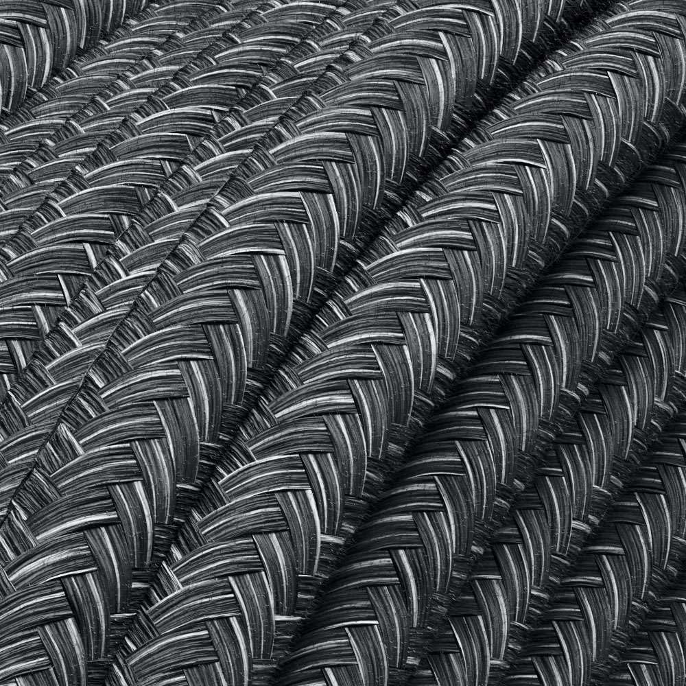 Textilkabel für flexible Elektroinstallation (H05VV-F), Stoffkabel 3x1.5mm², Aufputz-Textilkabel, In