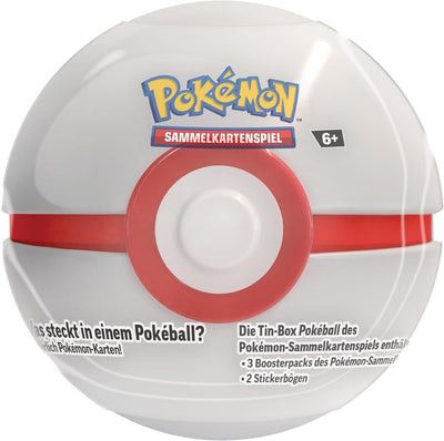 Pokémon-Sammelkartenspiel: Pokéball Tin-Box-Bundle – Pokéball, Premierball & Mondball (9 Boosterpack