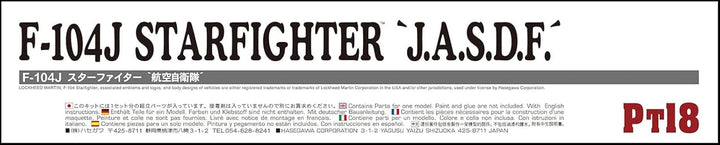 Hasegawa F-104J Starfighter JASDF Mehrfarbig