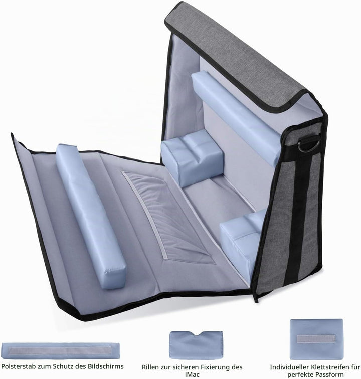 Damero Tragetasche Kompatibel mit Apple iMac 27 Zoll, Tragetasche Kompatibel mit Apple iMac 27 Zoll