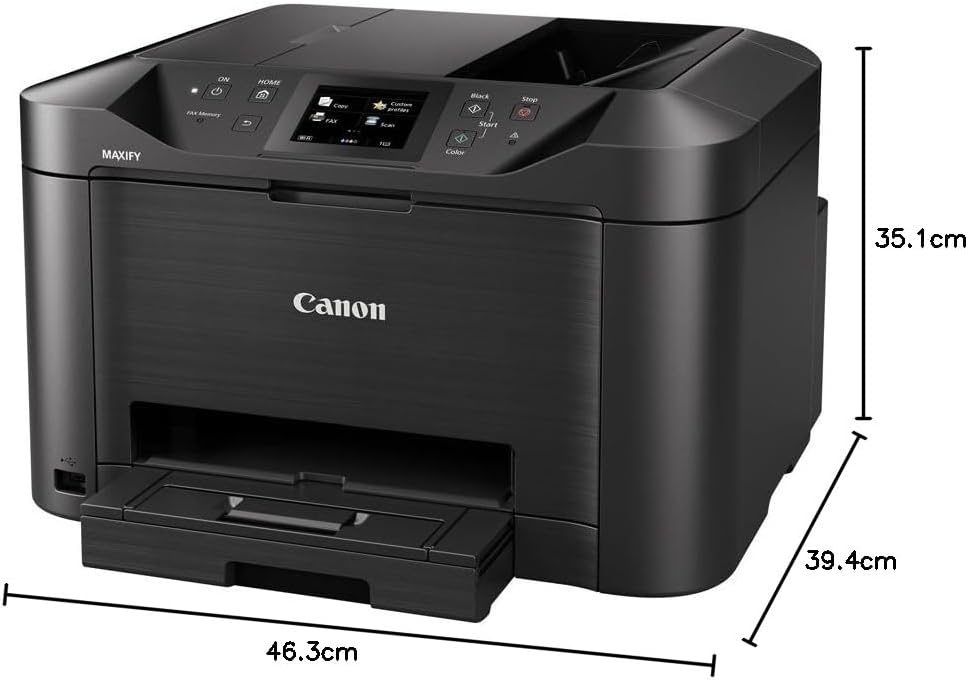 Canon Maxify mb5150 Multifunktionsgerät Tintenstrahldrucker, 24 ipm in weiss und schwarz, 15,5 ipm i