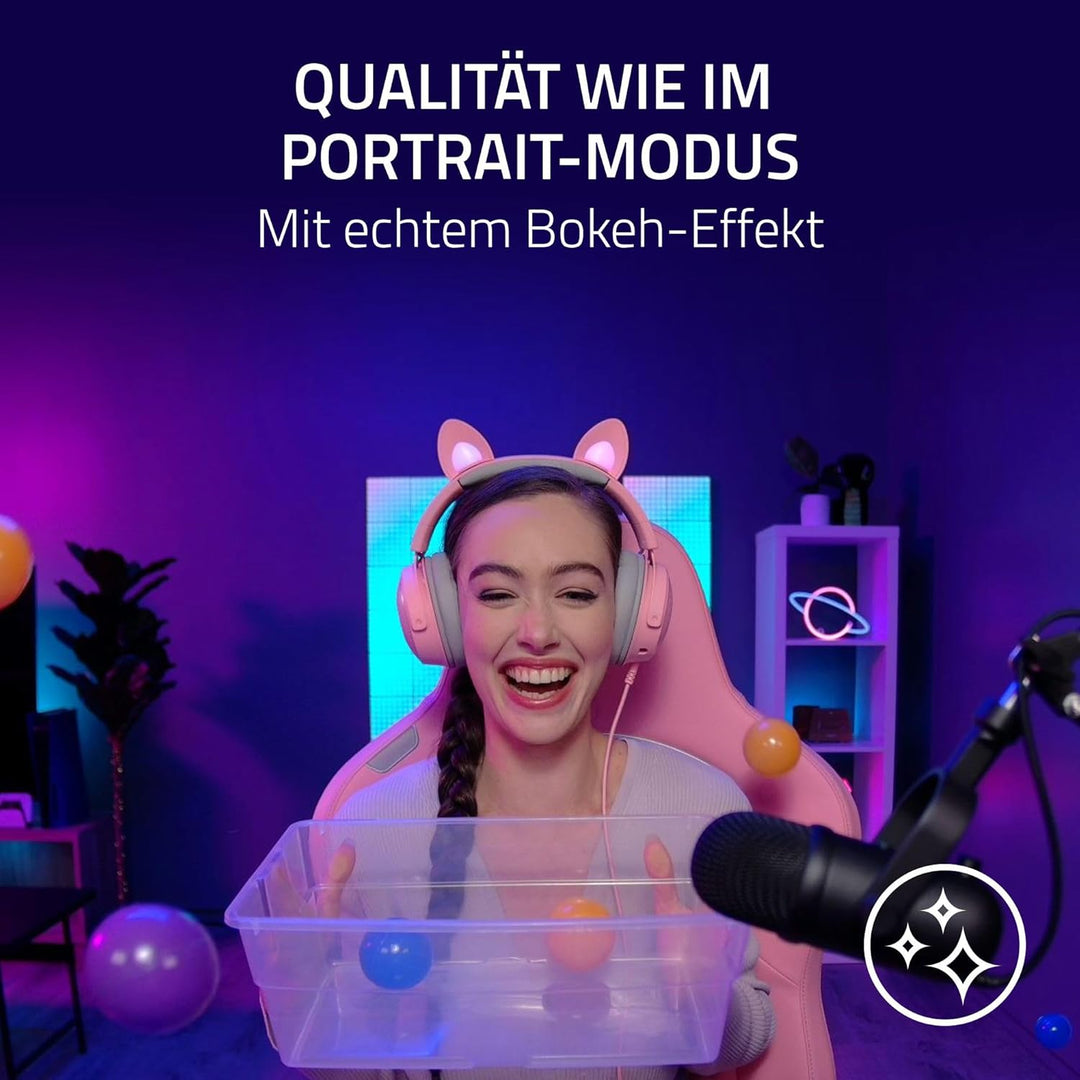 Razer Kiyo Pro Ultra - 4K-Webcam für Content und Streaming Kreation (Ultra High Dynamic Range-UHDR,