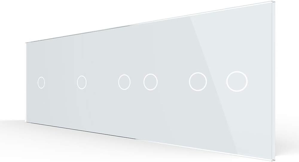 LIVOLO Nur Glasblende für Lichtschalter 4 Fach VL-C7-C1/C1/C2/C2-11 Weiss