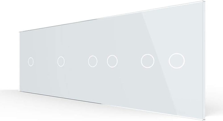 LIVOLO Nur Glasblende für Lichtschalter 4 Fach VL-C7-C1/C1/C2/C2-11 Weiss