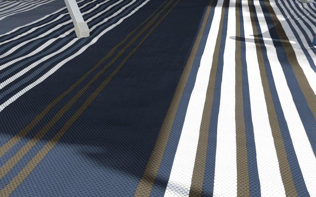 BRUNNER Strohmatte viais MT.2,50 * 3,50 Blau 250x350 cm, Blau 250x350 cm