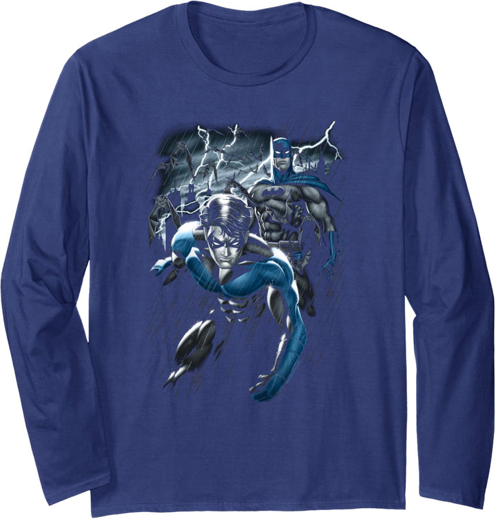 Batman and Nightwing Dynamic Duo Langarmshirt