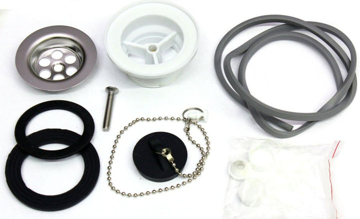 Ausgussbecken Spülbecken aus Stahl emailliert 51x33x37cm weiss ver, A2