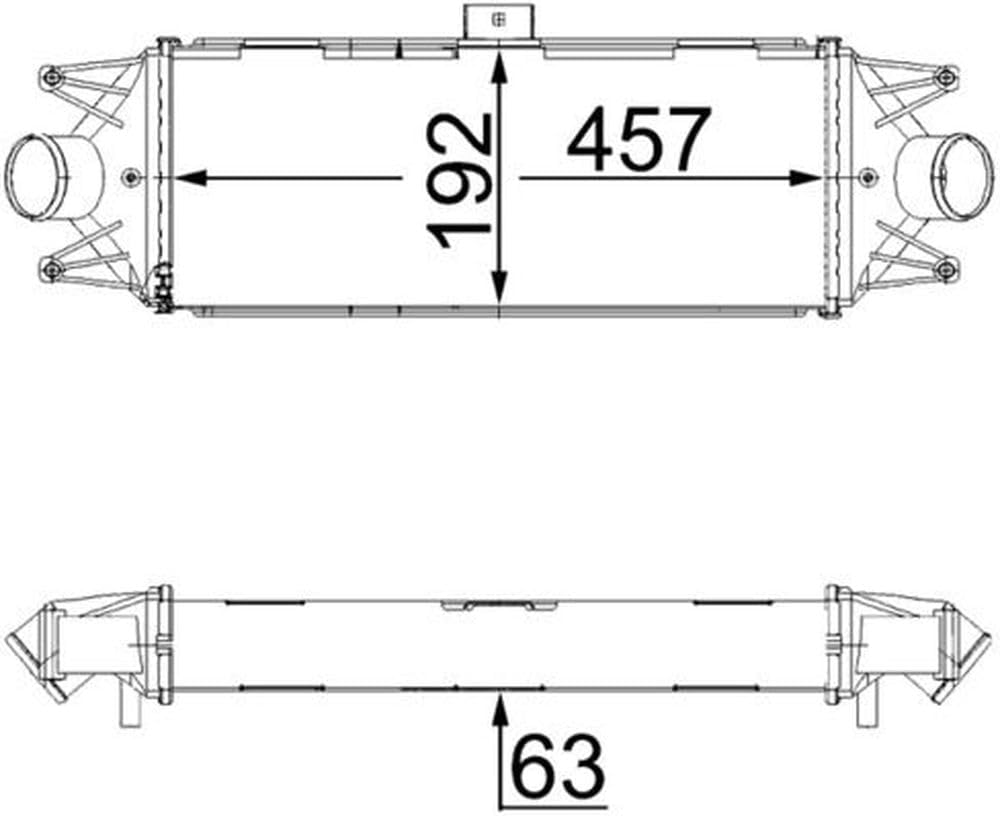 MAHLE CI 438 000S Ladeluftkühler BEHR