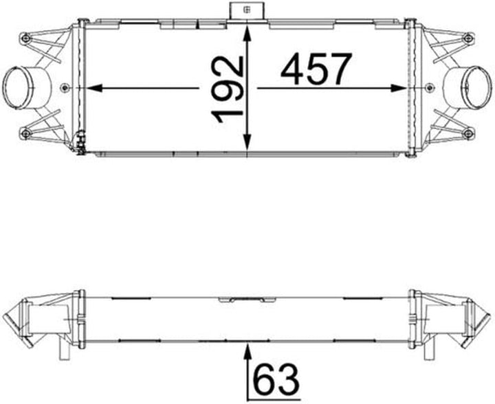 MAHLE CI 438 000S Ladeluftkühler BEHR