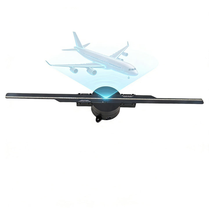 3D-Hologramm-Lüfter, Hologramm Projektor,16,5 Zoll 2000 X 224 WiFi-3D-Projektor,4 Blades Advertising