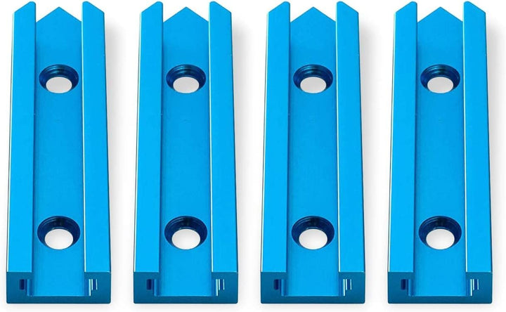 POWERTEC 71698V 7,6 cm T-Schienen-Kreuzungs-Set mit vorgebohrten Befestigungslöchern, für universell