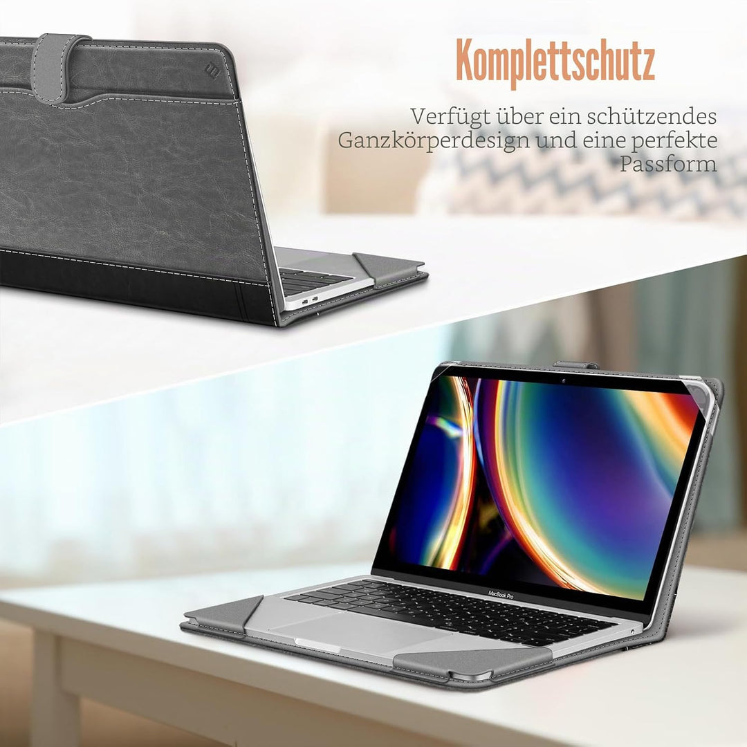Fintie Hülle Kompatibel mit MacBook Air 13.6 (2026-2022 M5 M4 M3 M2), MacBook Air 13 (2020-2018 M1)