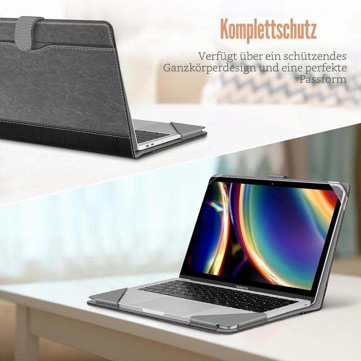 Fintie Hülle Kompatibel mit MacBook Air 13.6 (2026-2022 M5 M4 M3 M2), MacBook Air 13 (2020-2018 M1)
