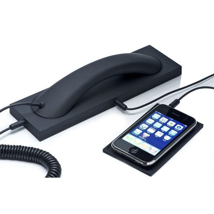 Retro Telefonhörer Empfänger Kopfhörer für Handy, Tablet, Laptop, Headset mit Antwort-Taste und komf