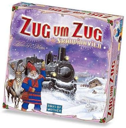 Asmodee | Days of Wonder | Zug um Zug – Skandinavien | Familienspiel | Brettspiel | 2-3 Spieler | Ab