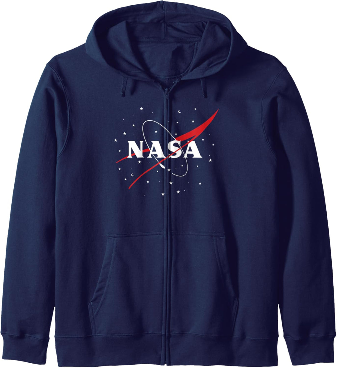 NASA Stars And Moons Space Logo Kapuzenjacke