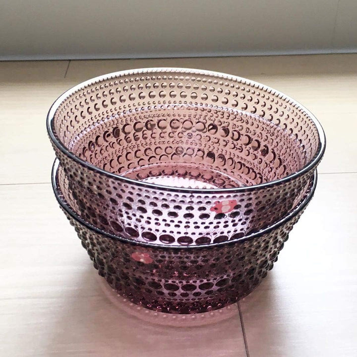 Iittala Kastehelmi Schale, Glas, 23 cl, Pflaume Lila Violett Purple Oiva Toikka