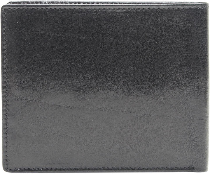 Esquire Toscana Geldbörse II Leder 12,5 cm Schwarz, Schwarz