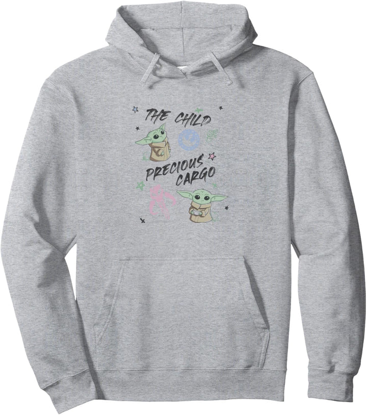Star Wars: The Mandalorian The Child Precious Cargo Sketch Pullover Hoodie