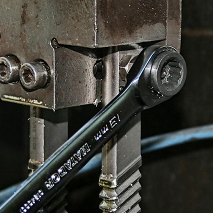 MATADOR Doppelring - Ratschenschlüssel 4in1 | SW 10, 13, 17, 19 mm | 120 Zähne | Multiratsche | 0184