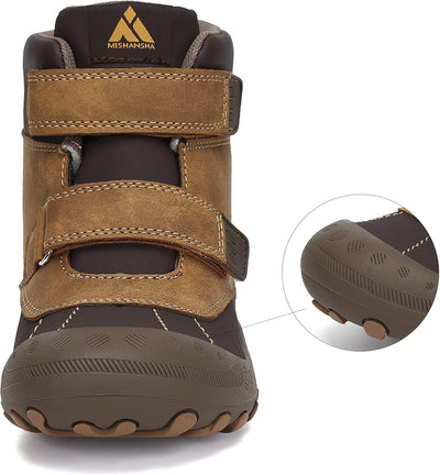 Mishansha Kinder Wanderschuhe Rutschfest Leicht Trekking Wanderstiefel für Jungen Mädchen Gr.24-38 B