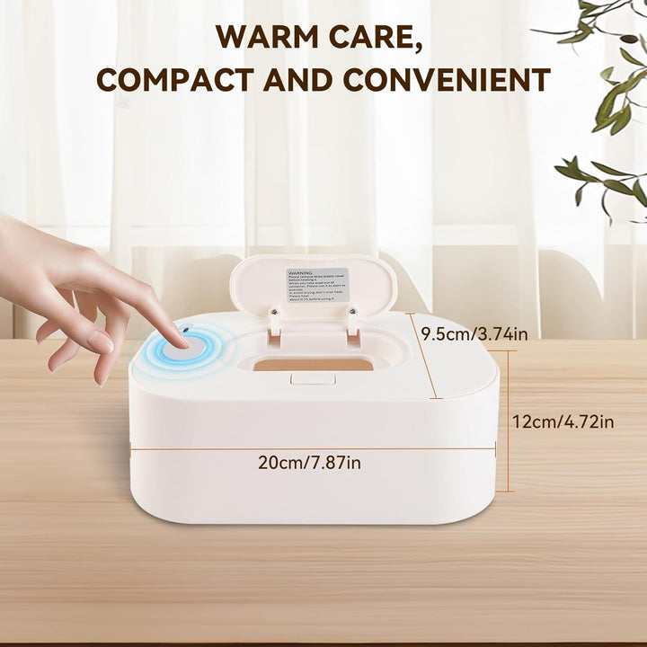 Einstellbar 40 ℃ - 60 ℃ Wischtuchwärmer,Wischtuchwärmer Für Babys, 3 Temperaturmodi Baby-Feuchttuchs