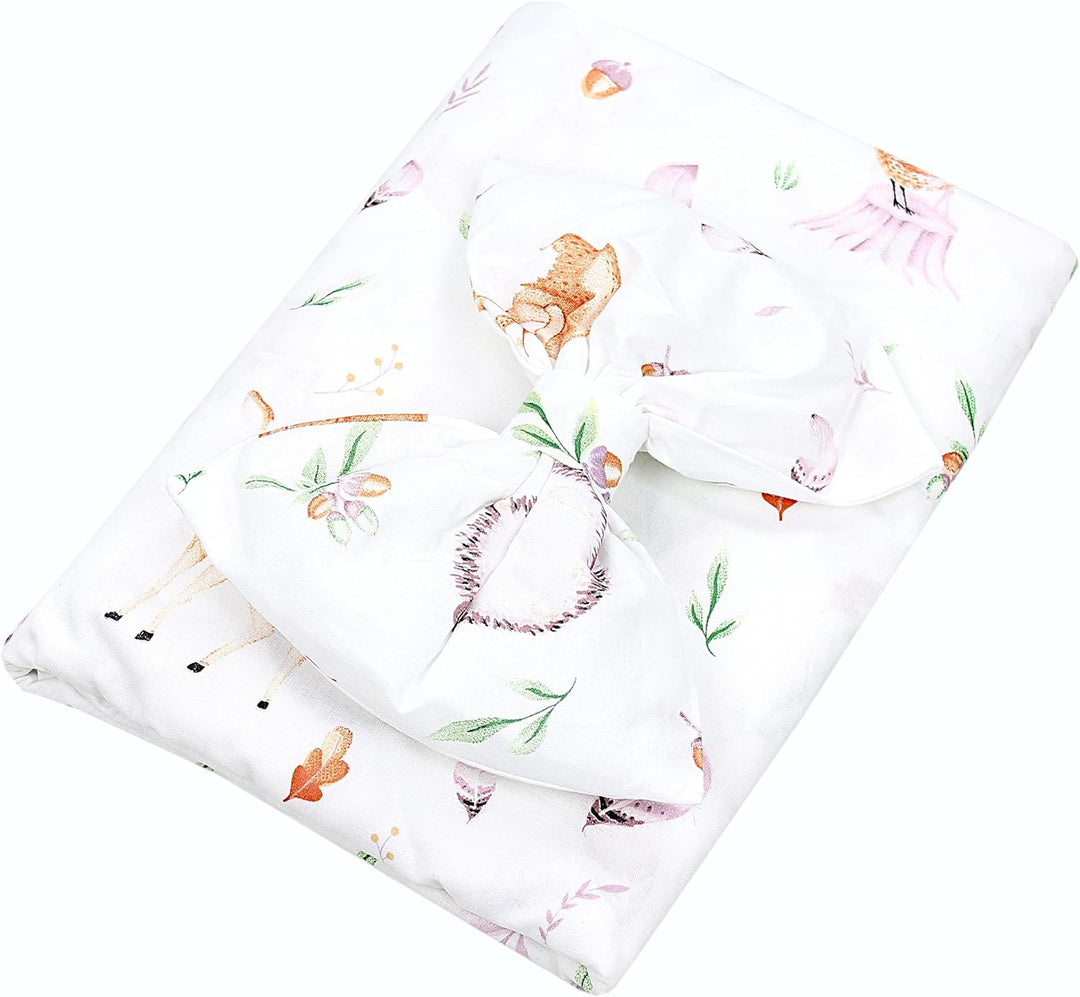 TupTam Babybett Himmel mit Schleifchen, Farbe: Lichtung/Rehe, Grösse: ca. 160x240 cm ca. 160x240 cm