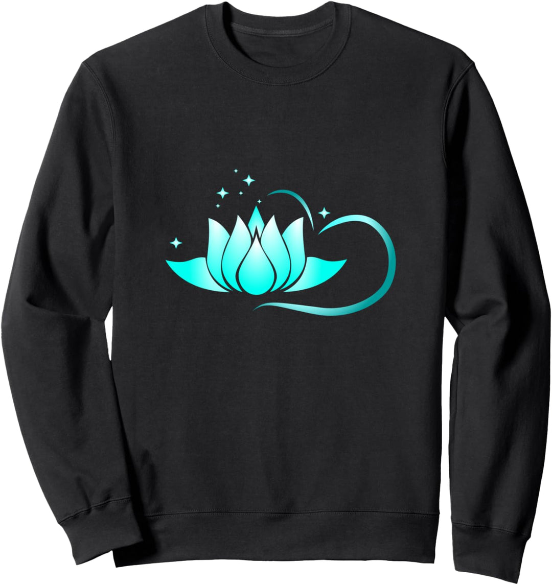 Yoga Lotusblume Meditation Namaste Yogi Esoterik Sweatshirt