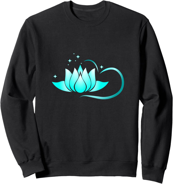 Yoga Lotusblume Meditation Namaste Yogi Esoterik Sweatshirt