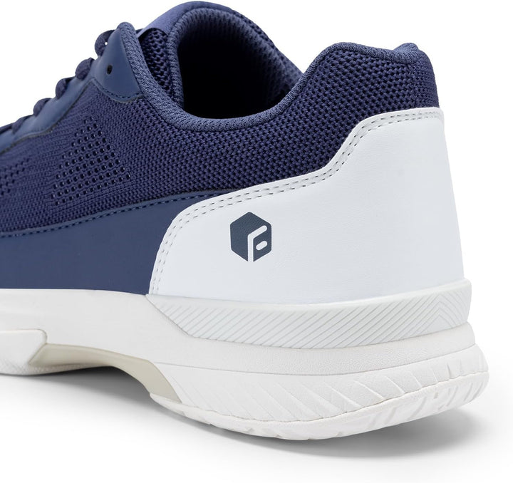 FitVille Extra Weit Tennisschuhe Herren rutschfest Hallenschuhe Atmungsaktiv Badminton Schuhe Bequem