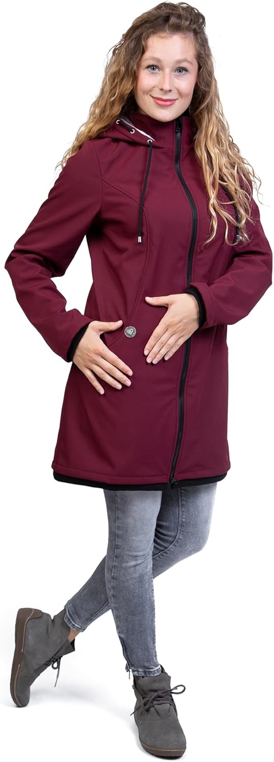 Viva la Mama – Allwetter Funktionsjacke für Mama und Baby, Umstandsjacke + Tragejacke - MELLORY S Vo