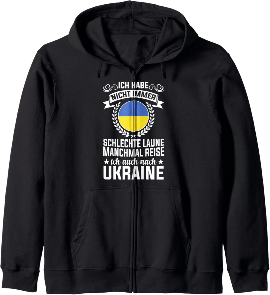 Ukrainer Ukrainerin Ukrainisch Ukraine Kapuzenjacke
