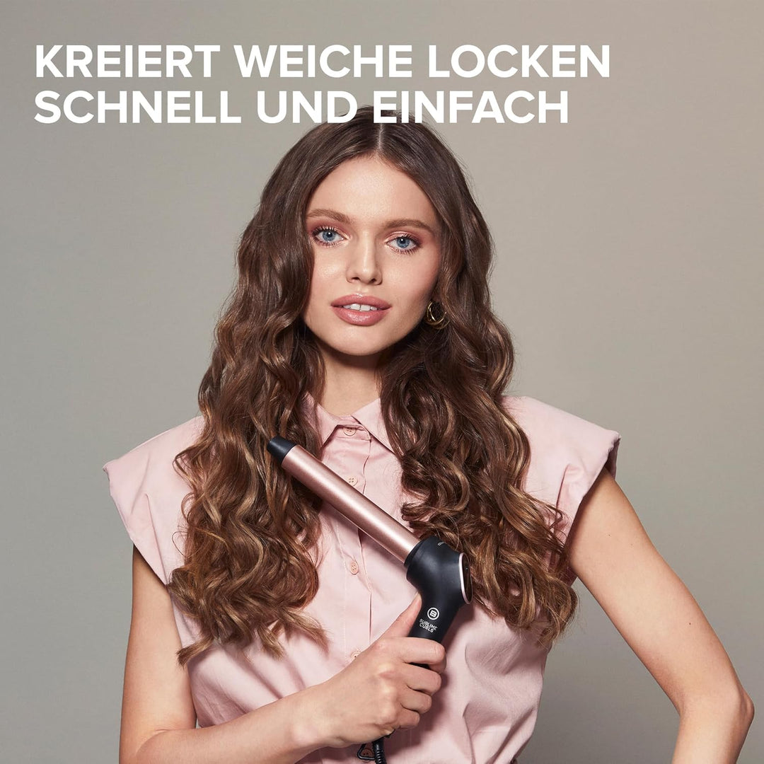 Bellissima Sublime Curls, Lockenstab, 25 mm Durchmesser, Display, 3 Temperaturen, Diamant-Keramik-Be