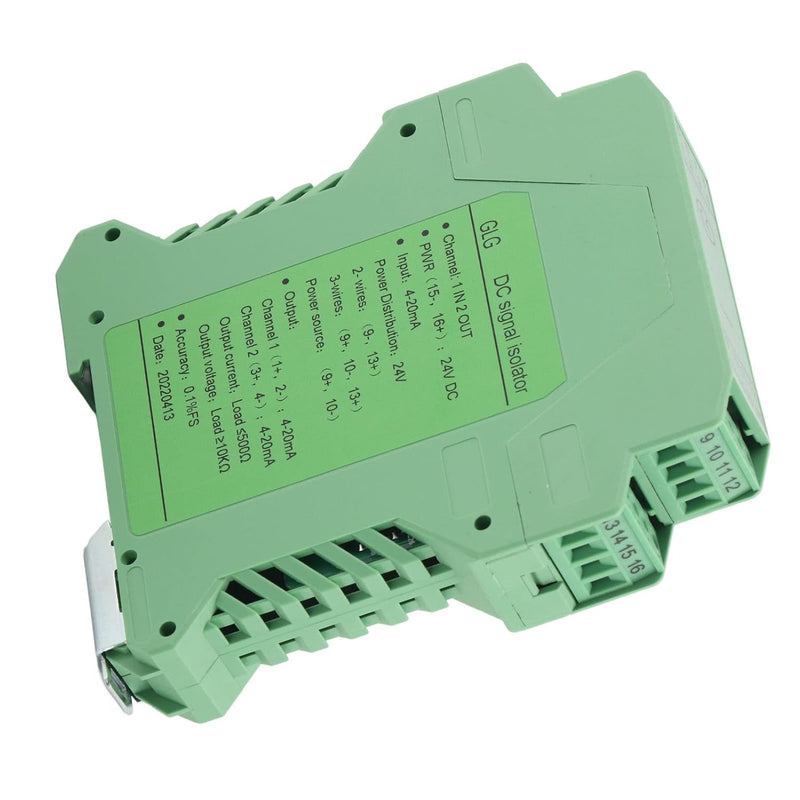 DC24V Current Signal Isolator Transmitter SPS-Signalaufbereiter erkennen(1 in 2 out, 4-20mA to 4-20m