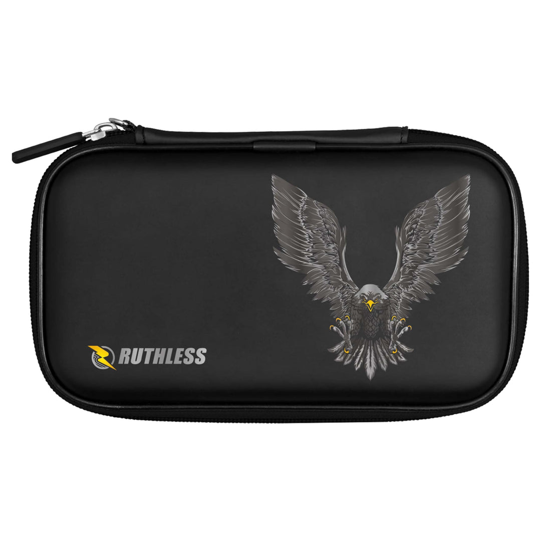 RUTHLESS Darttasche | Professionelle Darttasche zur Aufbewahrung, Schwarz , Adler, RUTHW764, Adler
