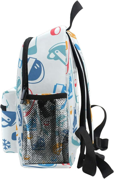 Kinderrucksack Eishockey Sportausrüstung Kindergarten Vorschule Tasche für Kleinkinder Mädchen Junge