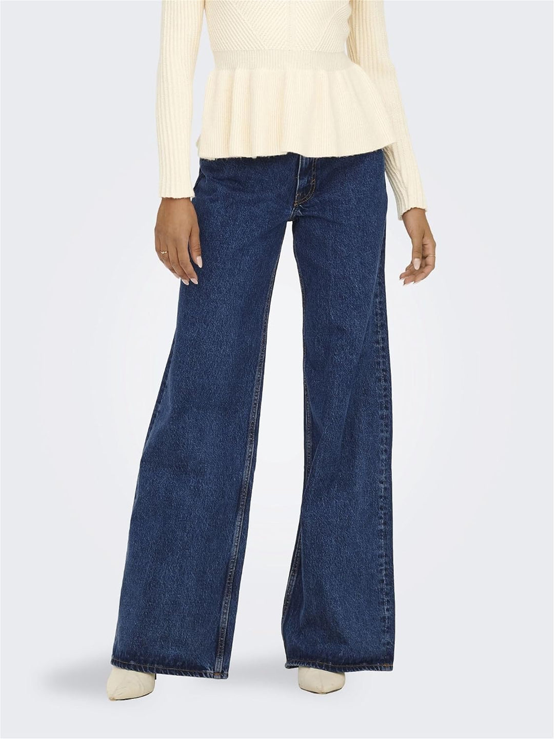ONLY Damen Jeans 26W / 32L Medium Blue Denim, 26W / 32L Medium Blue Denim