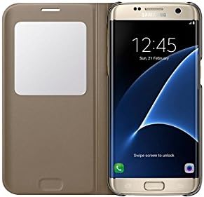 Samsung S View Cover Hülle für Galaxy S7 edge, gold Gold Samsung Galaxy S7 edge, Gold Samsung Galaxy
