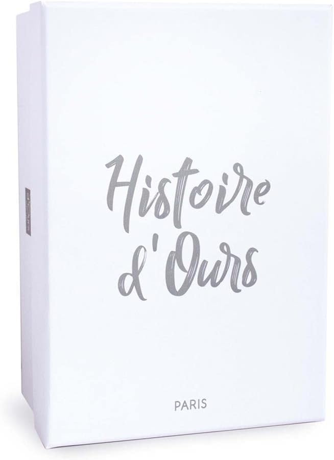 in Histoire d'OursPlüschtier für Babys, Tiger, 18 cm, Weiss