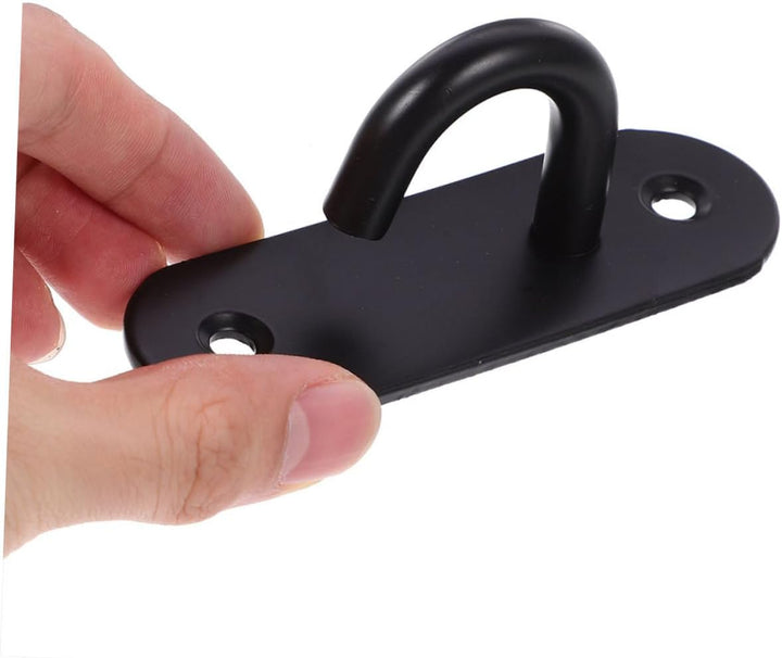 HEMOTON 4stücke Wandmontierter Widerstandsband Edelstahl Schwerlast-Haken Für Fitnessgeräte Gymnasti