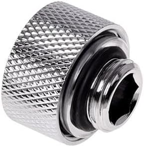 Alphacool 17382 HT 13mm HardTube Anschraubtülle G1/4 - gerändelt - Chrome Sixpack Wasserkühlung Ansc