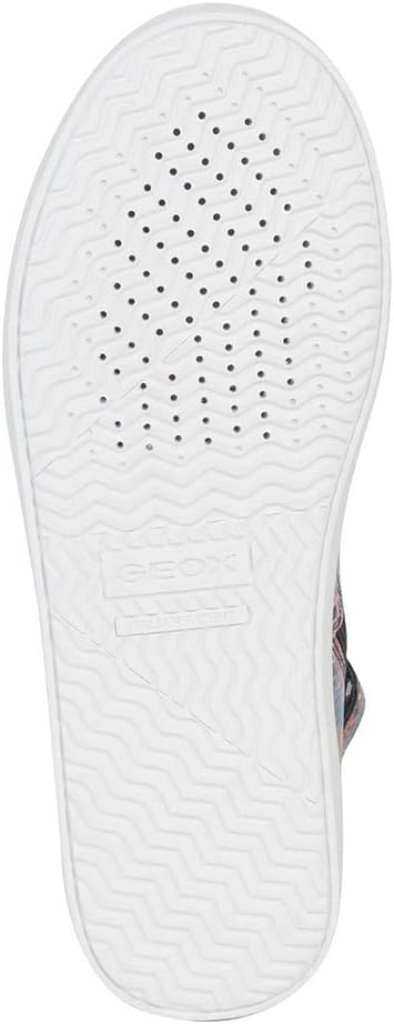 Geox Mädchen J Kathe Girl H Sneakers, Navy Fuchsia