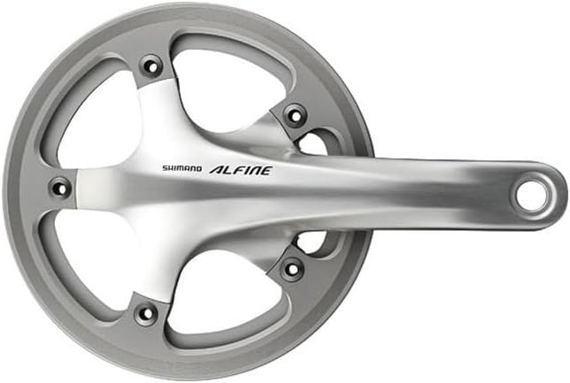 SHIMANO Alfine KRG 45 Teeth 170mm FC-S501 with KSS Hollowtech II (Black) Schwarz, Schwarz