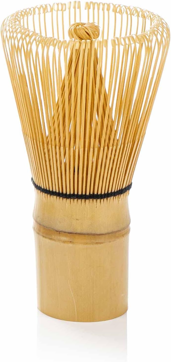 Dimono Original Matcha Tee-Set Deluxe mit Matcha-Schale, Bambus-Besen, Besenhalter, Dosierlöffel - D