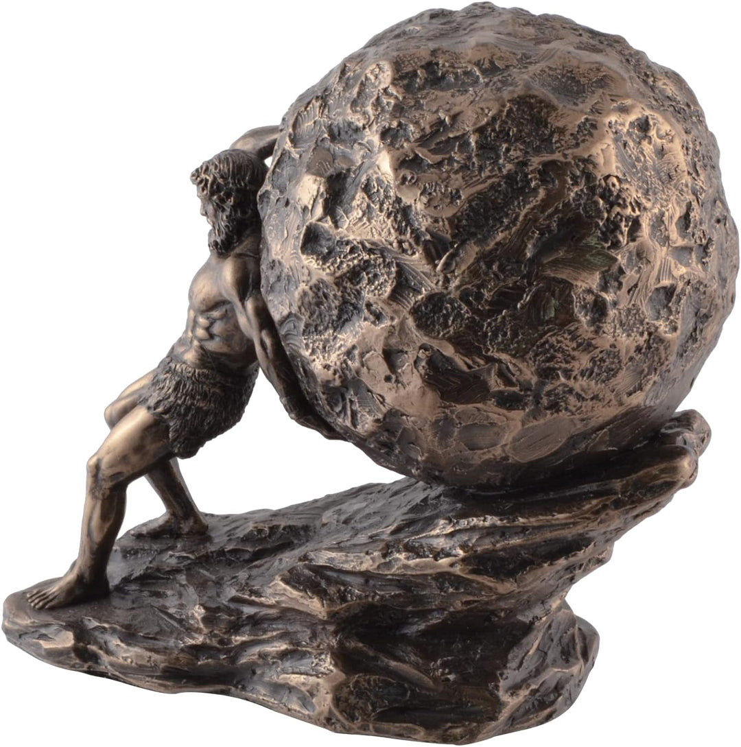 Sisyphus griechische Legende mit Felsen - bronziert by Veronese