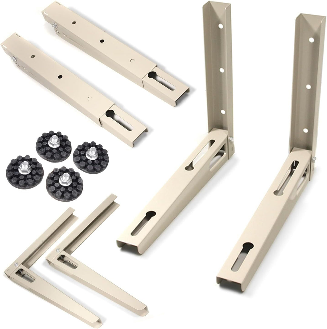 Maclean MC-621 Wandhalterung für Klimaanlage | Wandkonsole 450mm | Tragkraft 100kg | Verzinkter Stah