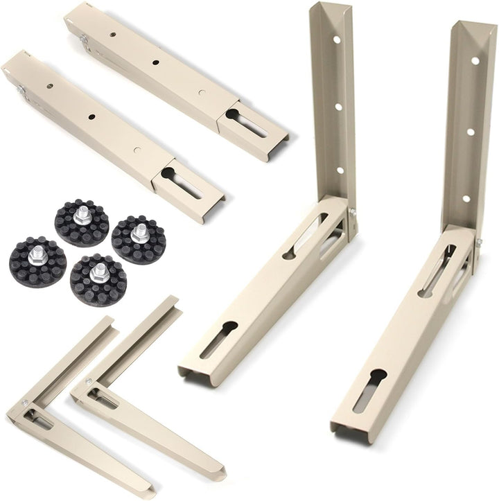 Maclean MC-621 Wandhalterung für Klimaanlage | Wandkonsole 450mm | Tragkraft 100kg | Verzinkter Stah