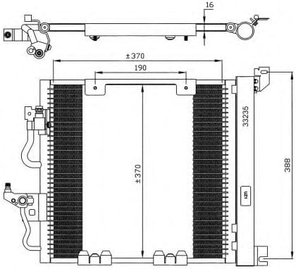 NRF 35598 Kondensator, Klimaanlage
