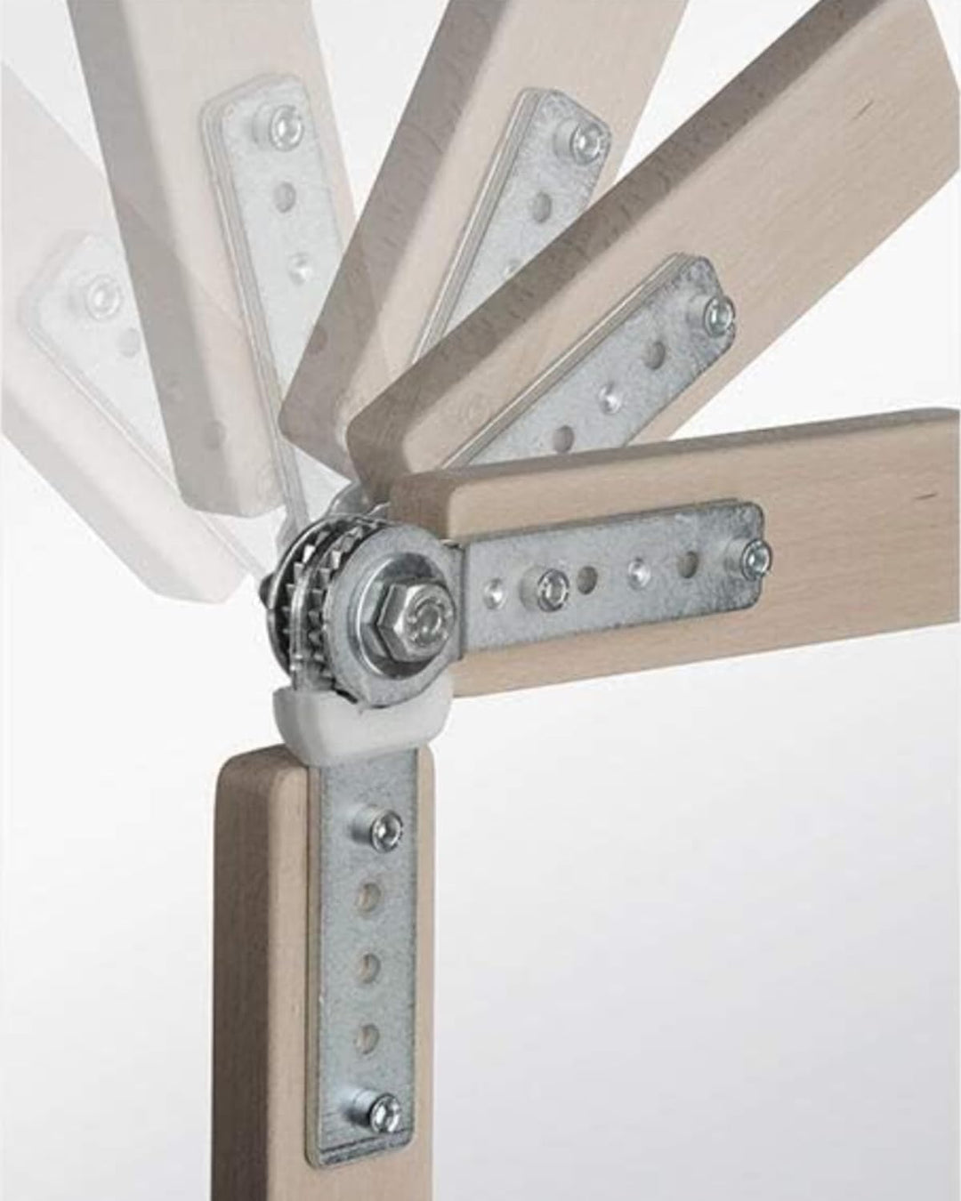 Gedotec Rasthochstell-Beschlag Polster-Gelenk C25 Rastomat 180° | Arm-Lehnenversteller 11-fach verst
