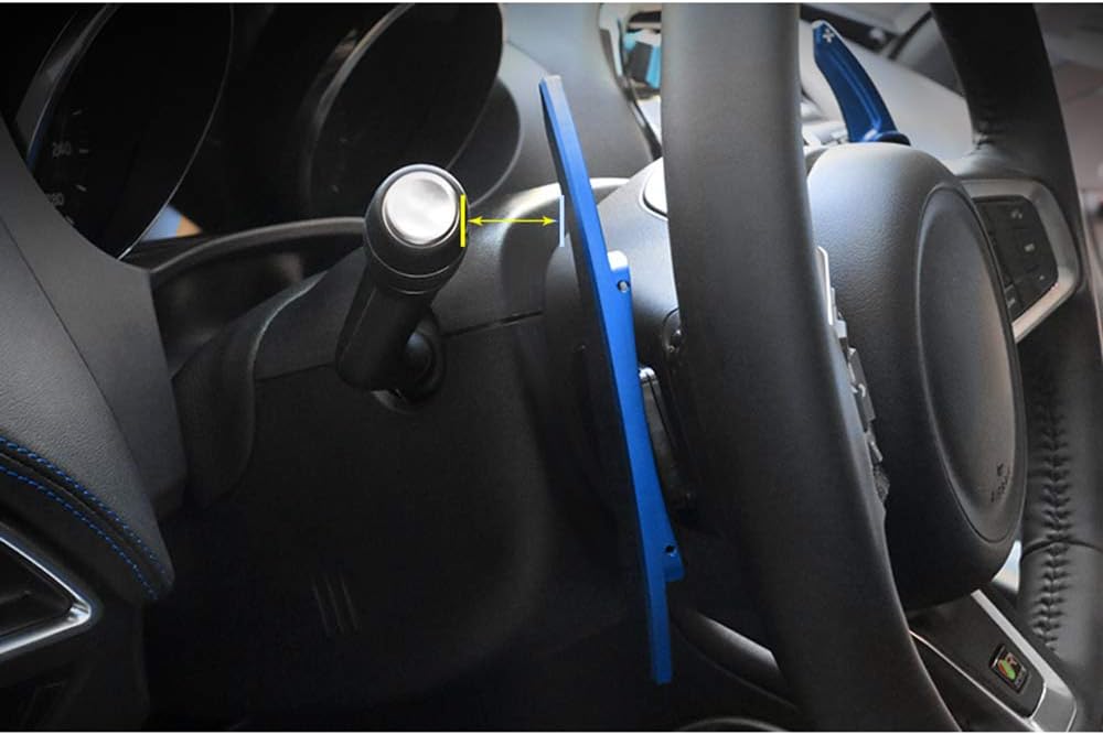 HIBEYO Lenkrad Schaltwippen Verlängerung Paddles Lenkrad für Land Rover Evoque Velar Discovery Range